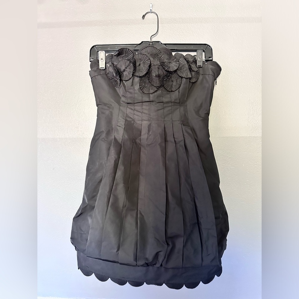 BCBG bubble dress black with pockets size 2